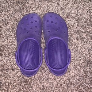 Purple Crocs